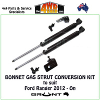 Bonnet Gas Strut Conversion Kit Ford Ranger 2012-On