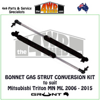 Bonnet Gas Strut Conversion Kit Mitsubishi Triton MN ML 2006-2015
