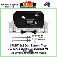 Dual Battery Tray 70 78 79 Series Toyota Landcruiser V8 4.5l Diesel Non-ABS