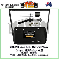 Dual Battery Tray Nissan GU Y61 Patrol 4.2l