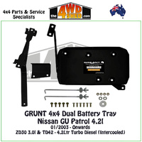 Dual Battery Tray Nissan GU Y61 Patrol ZD30 & 4.2l TDi