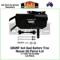 Dual Battery Tray Nissan GU Y61 Patrol 4.5l Petrol