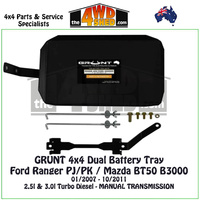 Dual Battery Tray Ford Ranger PJ PK Mazda BT50 B3000 Manual