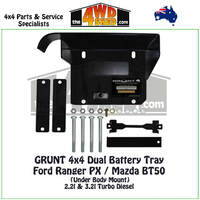 Dual Battery Tray Ford Ranger PX Mazda BT50 Dual Battery Tray Underbody