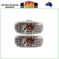 Guard Indicator Holden Rodeo RA Isuzu DMAX Clear - PAIR