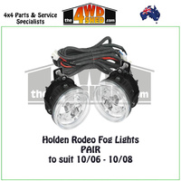 Holden Rodeo/Colorado / Isuzu DMAX Fog Light - Pair