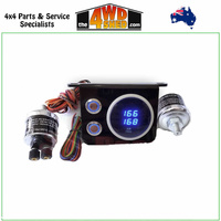 Digital LED Gauge Panel & LED Buttons Red Only