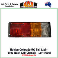 Holden Colorado RG Tail Light Tray Back 6/2012-On - Left