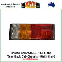 Holden Colorado RG Tail Light Tray Back 6/2012-On - Right