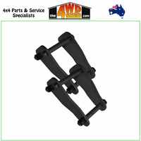 Extended Greasable Shackle Pair Toyota Landcruiser 76 78 79 Series 2012-On