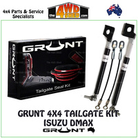 Grunt 4x4 Isuzu DMAX Tailgate Kit - Easy Up & Slow Down Struts + Seal Kit