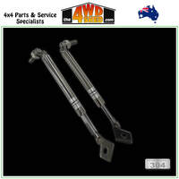 Stainless Steel Easy Up & Slow Down Tailgate Strut Kit Ford Ranger PX & Mazda BT50 Gen 2