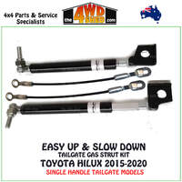 Easy Up & Slow Down Tailgate Strut Kit Toyota Hilux 2015-2020 suits Single Handle Tailgates