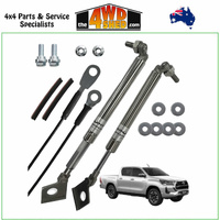 Stainless Steel Easy Up & Slow Down Tailgate Strut Kit Toyota Hilux 2015-2021