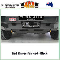 2in1 Offset Hawse Fairlead – BLACK