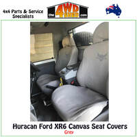 Ford XR6 Huracan Canvas Seat Covers - Grey
