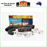 Radiator Hose Kit Toyota Landcruiser 40 45 Series 2F 4.0l 1/1979-7/1980 with Aircon