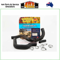 Radiator Hose Kit Toyota Landcruiser 74 Series 13BT 3.4l Auto Trans 10/1985-1/1990