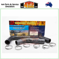 Radiator Hose Kit Toyota Hilux 2L OS 2.4l 3L 2.8l 8/1988-On with Power Steering