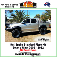 Kut Snake Standard Flare Kit - Hilux SR5 KUN25/26 2005 - 2012 UTE KIT