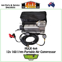 12 Volt 160L P/Min Portable 4WD Air Compressor