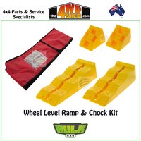 Wheel Level Ramp & Chock Kit with Storage Bag