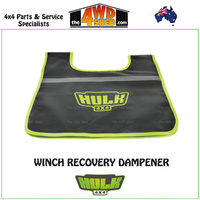 Winch Recovery Damper PVC Black w Silver Tape