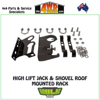 Jack & Shovel Roof Mounted Rack
