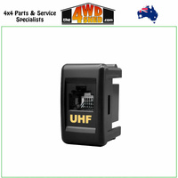 Amber RJ45 UHF Pass Through Socket Isuzu 24V Truck F & N Series
