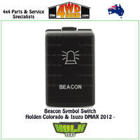 Beacon Symbol Switch 12V Holden Colorado & Isuzu DMAX 