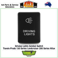 LED Driving Light Switch 12V BLUE Toyota Prado 150 Series Landcruiser 79 200 Series Hilux GUN