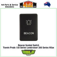 Beacon Switch 12V AMBER Toyota Prado 150 Series Landcruiser 200 Series Hilux GUN