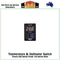 Temperature & Voltmeter Switch Toyota 200 Series Prado 150 Series Hilux