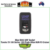 Blue RJ45 UHF Socket Toyota 79 100 Series Landcruiser 120 Prado Hilux KUN FJ Crusier