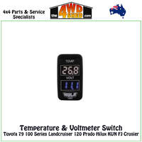 Temperature & Voltmeter Switch Toyota 79 100 Series Landcruiser 120 Prado Hilux KUN FJ Cruiser