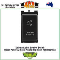 Driving Lights Switch 12V Nissan Patrol GU Navara D40 Pathfinder R51