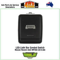 LED Light Bar Switch 12V Nissan Navara D23 NP300 2015-On