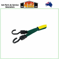Fat Bungee Strap 19mm x 60cm Non Scratch Hooks - GREEN