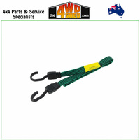 Fat Bungee Strap 19mm x 100cm Non Scratch Hooks - GREEN