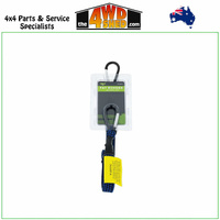 Fat Bungee Strap 80mm with Carabiner Style Clips - BLUE
