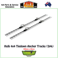 Tiedown Anchor Tracks 600mm x 28mm (2pk)