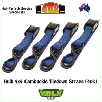 Cambuckle Tiedown Straps 270kg (4pk)