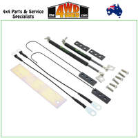 Hulk 4x4 Tailgate Gas Strut Assist Kit Nissan Navara D23 NP300 2014-2020