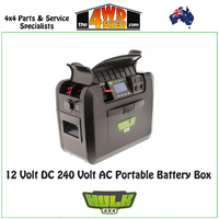 12 Volt DC 240 Volt AC Portable Battery Box