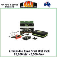 Lithium-Ion Jump Start Unit Pack 28,000mAh - 2,500 Amp