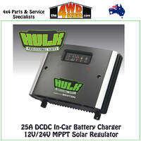 25A DCDC In-Car Battery Charger 12V/24V MPPT Solar Regulator