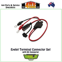 Eyelet Terminal Connector Set with DC Connector