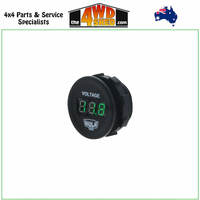 VOLTMETER 5-30v DC GREEN LED 29mm Diameter