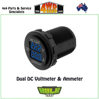 Dual DC Voltmeter and Ammeter