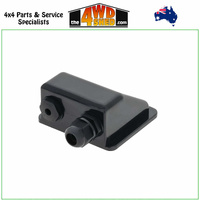ABS Solar Cable Dual Entry Point Cover - Black